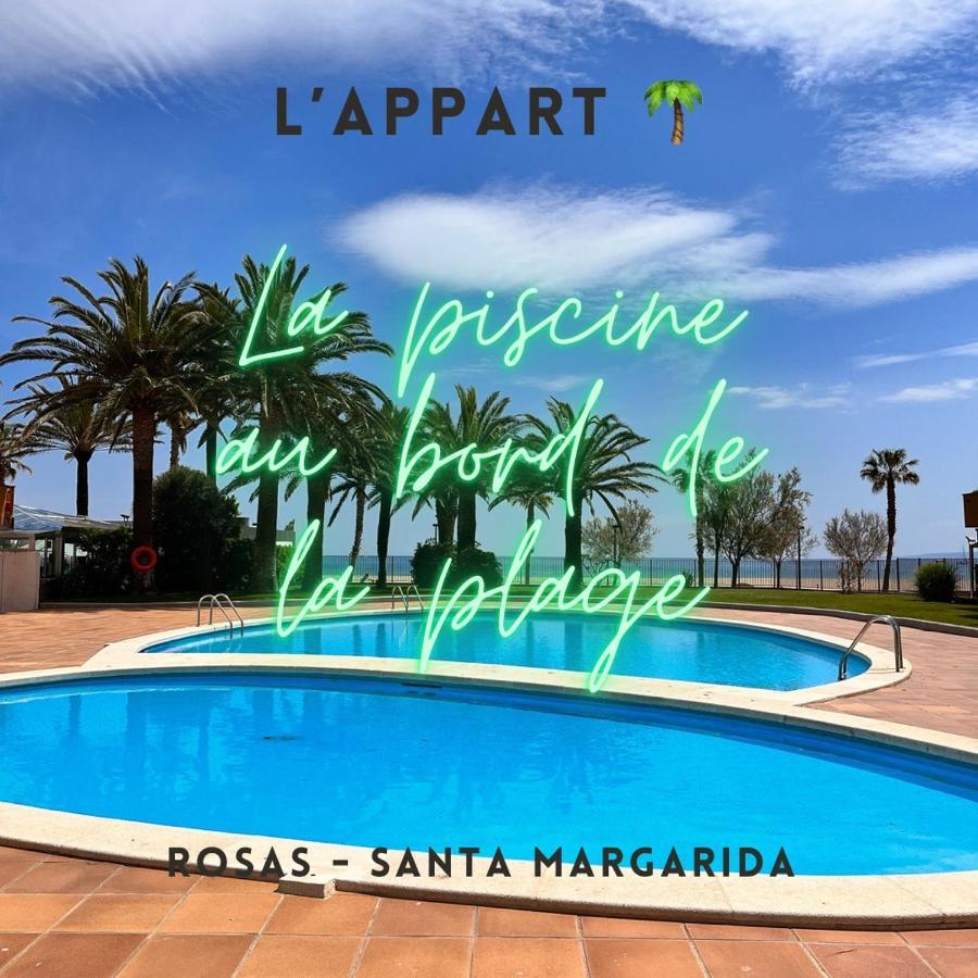L'Appart-Rosas Boheme Chic, Au Bord De La Mer Εξωτερικό φωτογραφία